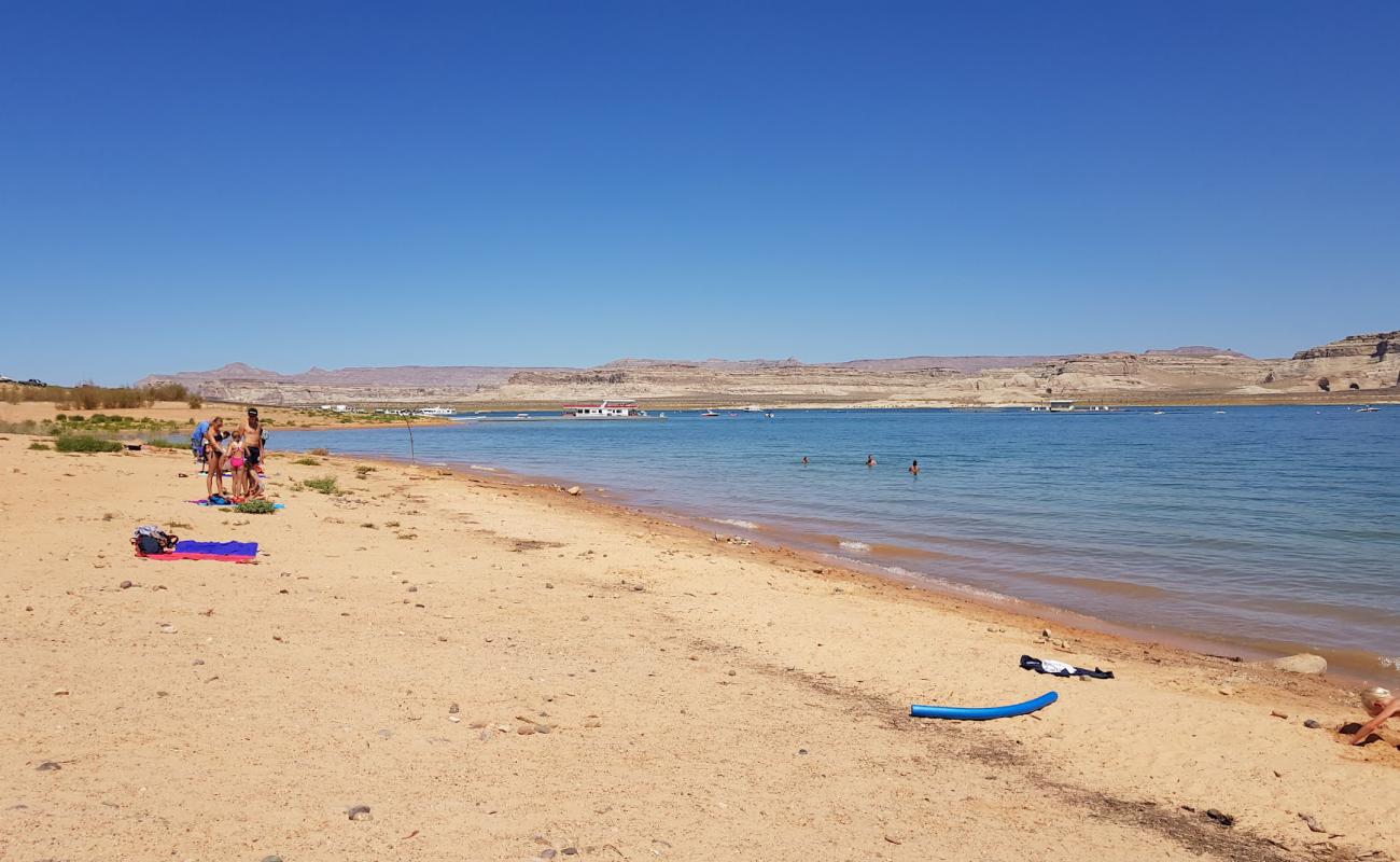 Wahweap Beach'in fotoğrafı parlak kum ve kayalar yüzey ile