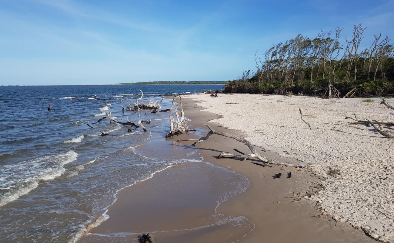 Black rock beach'in fotoğrafı parlak kum yüzey ile