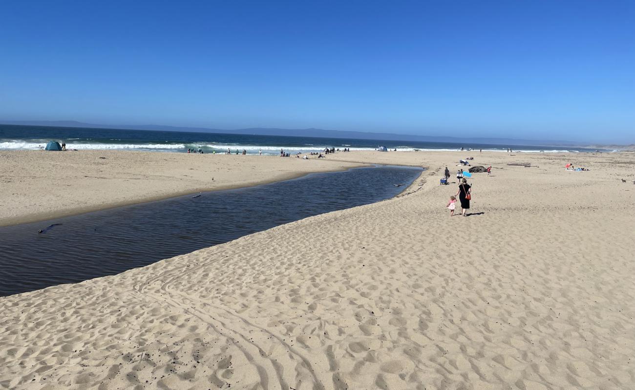 Monterey beach'in fotoğrafı parlak kum yüzey ile