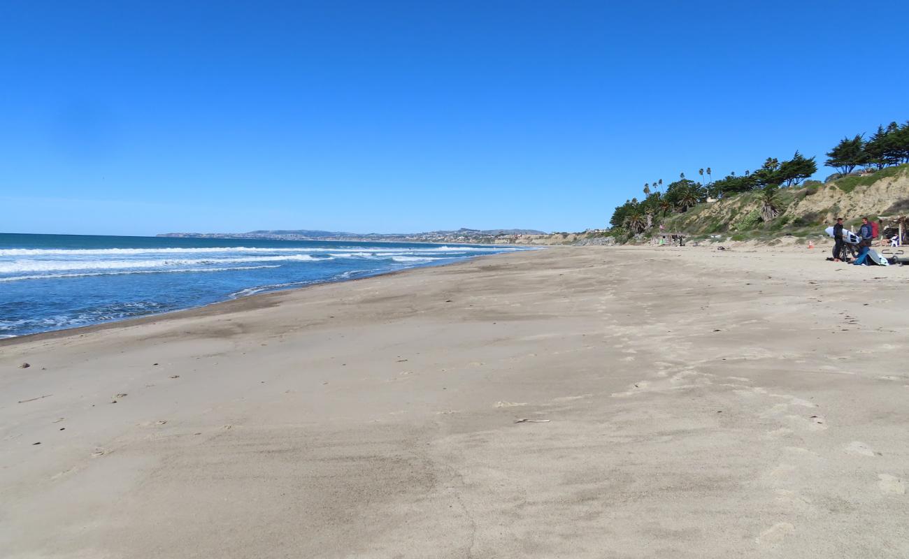 Trestles Beach'in fotoğrafı parlak kum yüzey ile