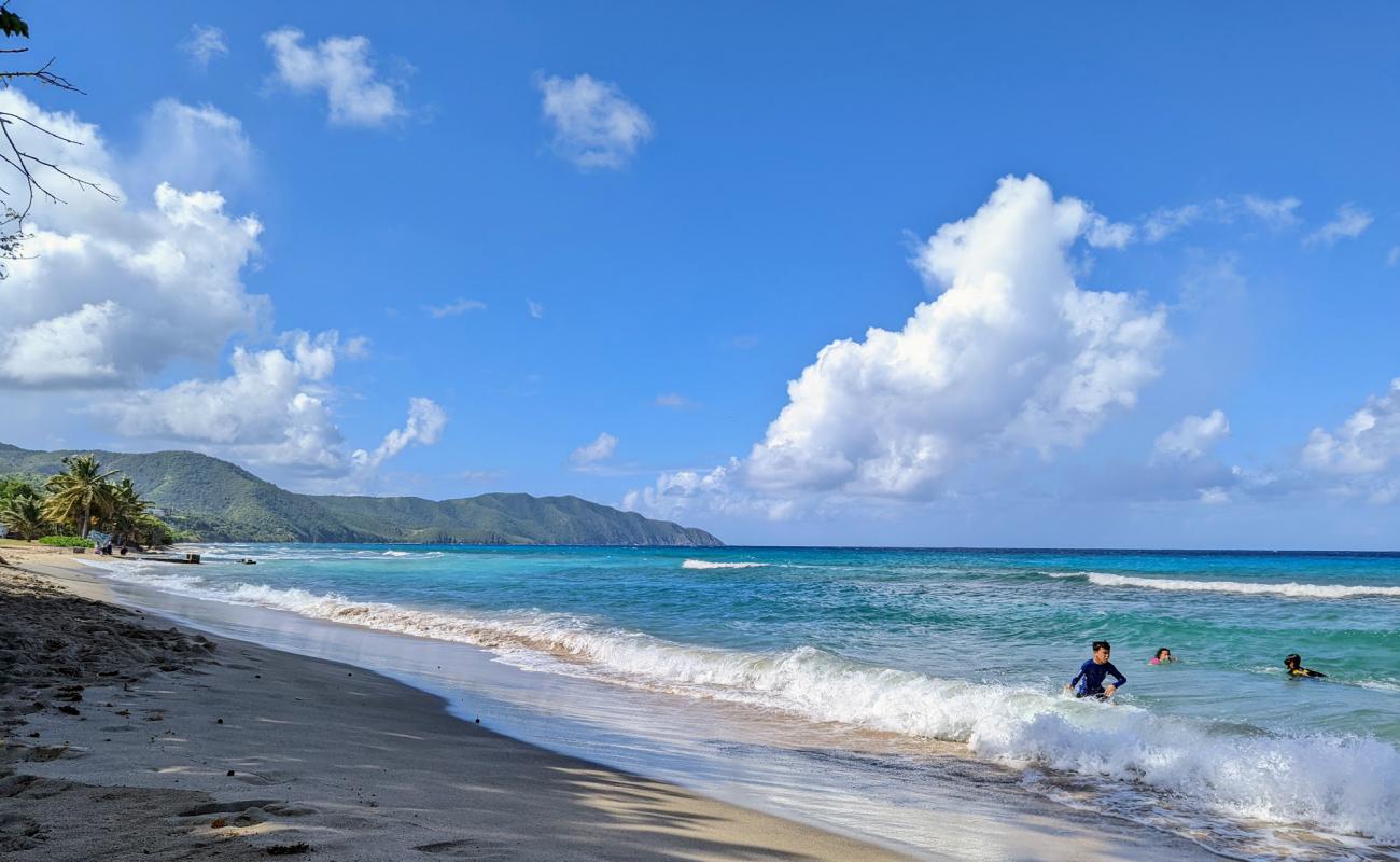 Cane Bay beach'in fotoğrafı açık bej kum yüzey ile