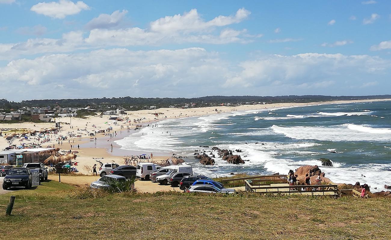 Punta Rubia Beach'in fotoğrafı açık bej kum yüzey ile