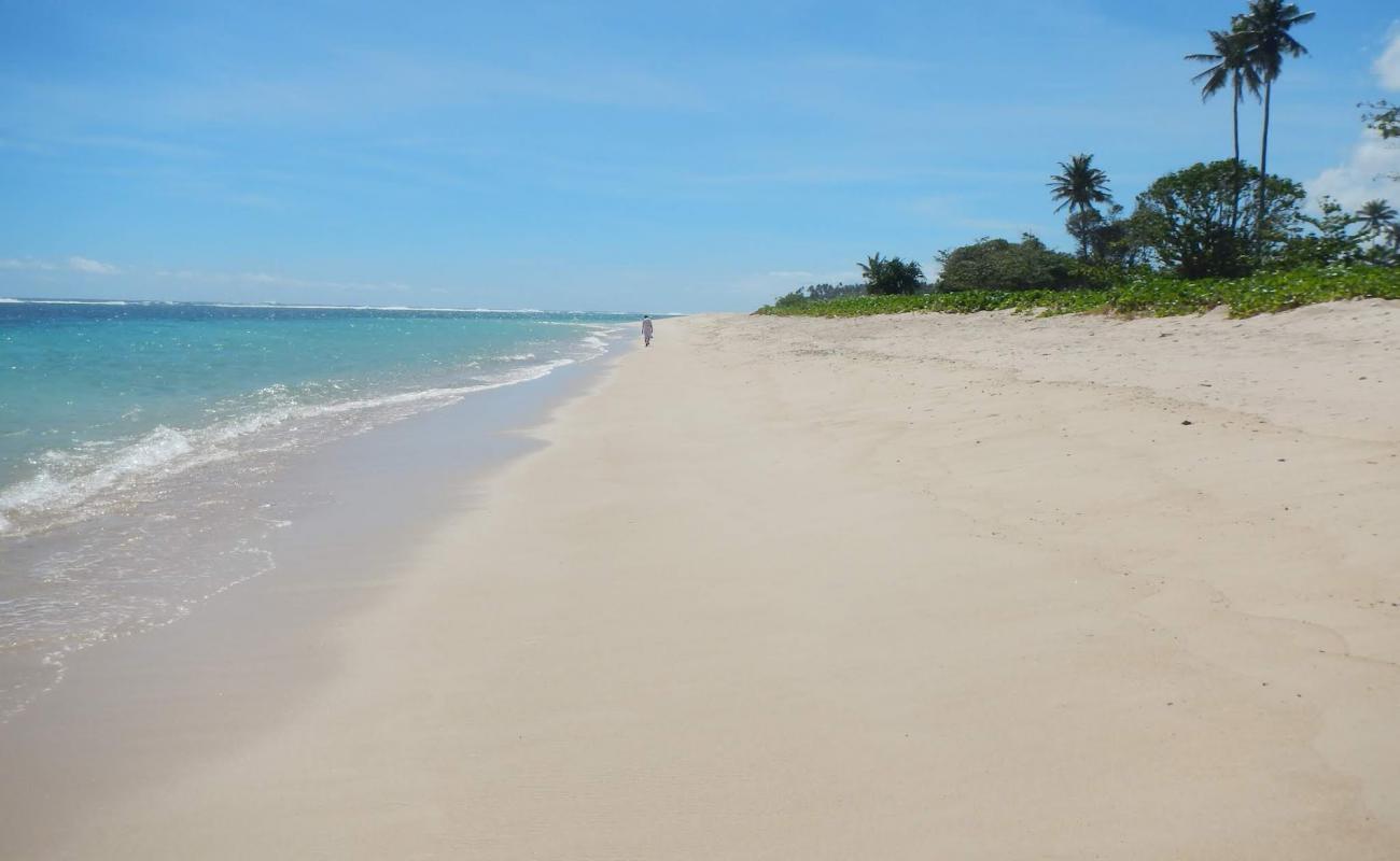 Lotofago Beach'in fotoğrafı i̇nce bej kum yüzey ile