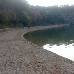 Pesja beach'in fotoğrafı turkuaz su yüzey ile