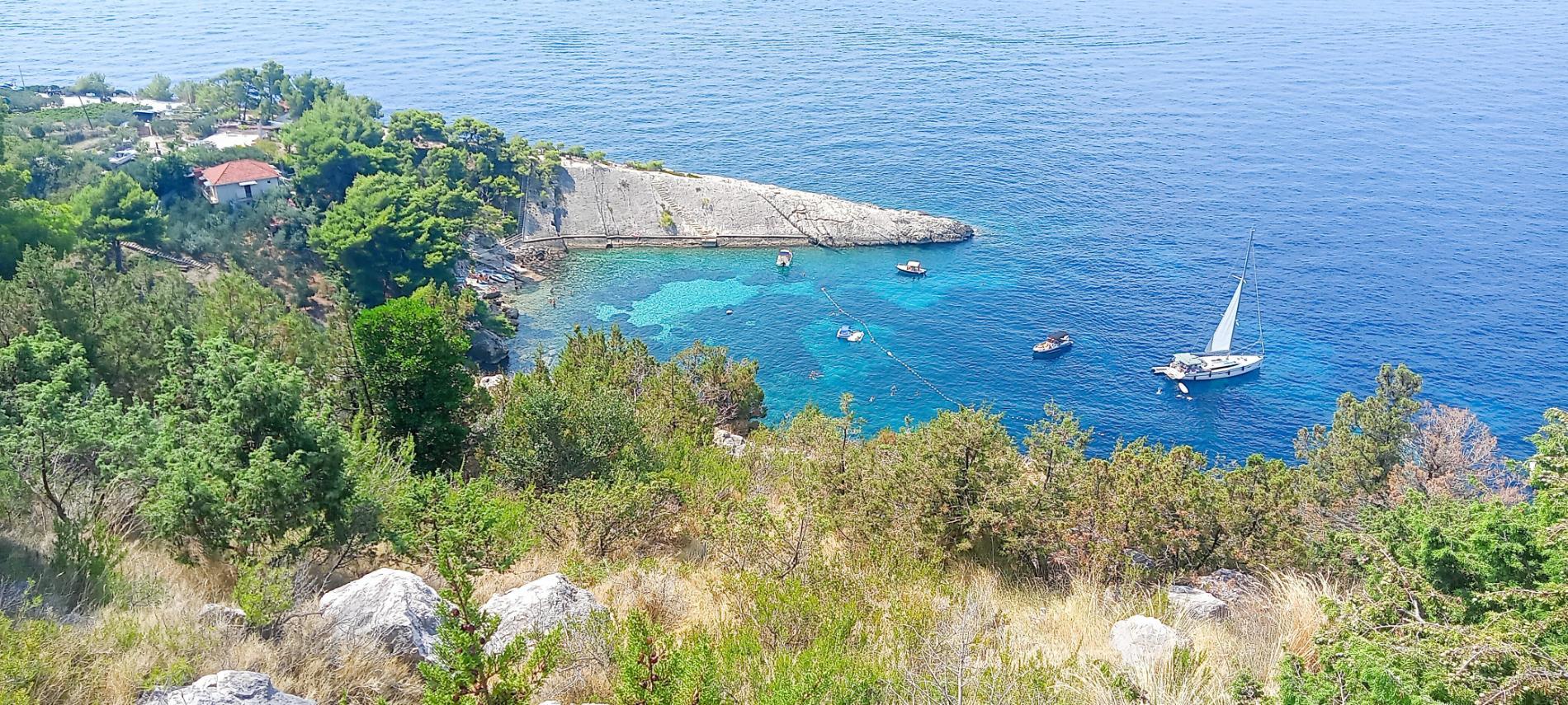 Malo Zarace beach'in fotoğrafı - tatil için iyi evcil hayvan dostu nokta