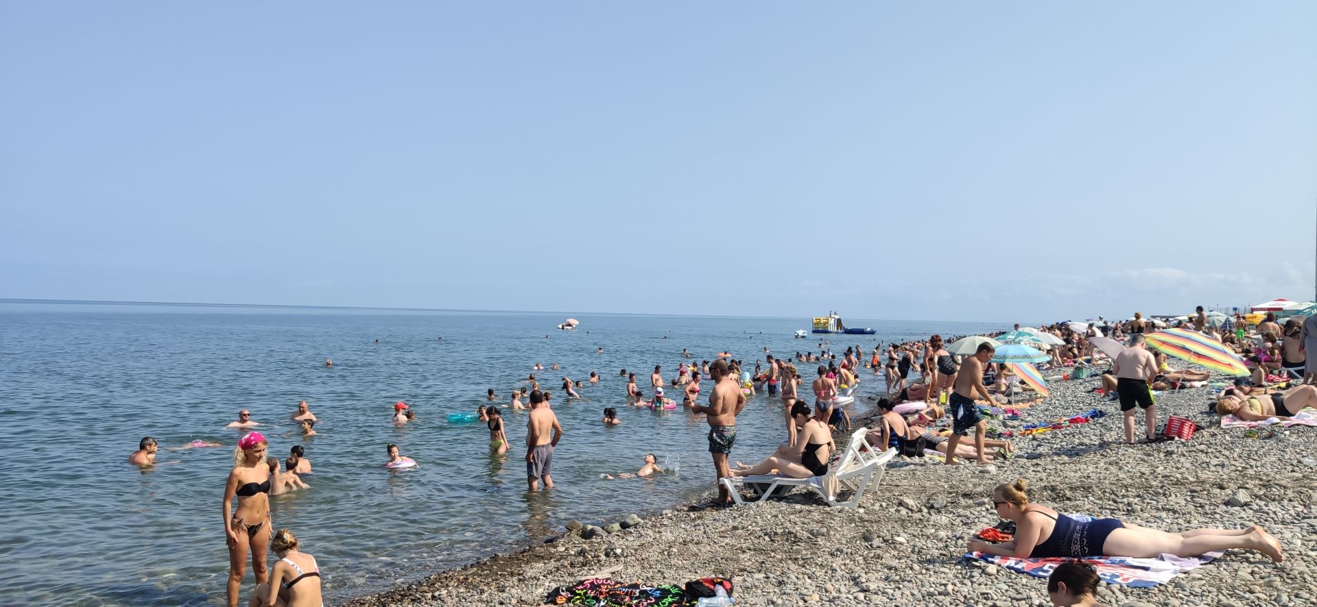 Batumi beach'in fotoğrafı - rahatlamayı sevenler arasında popüler bir yer