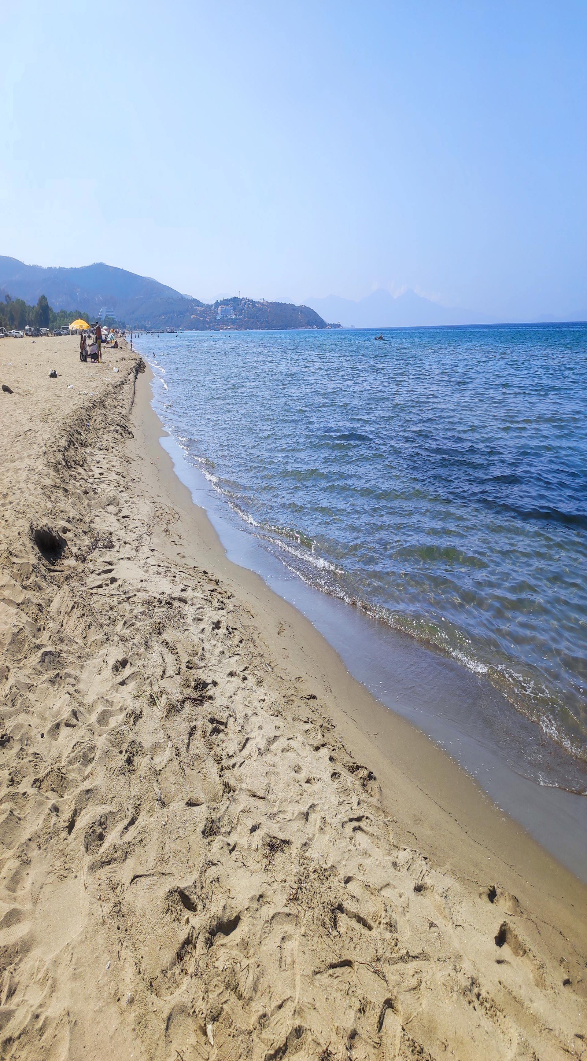 Pamucak beach'in fotoğrafı çok temiz temizlik seviyesi ile