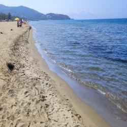 Pamucak beach'in fotoğrafı çok temiz temizlik seviyesi ile