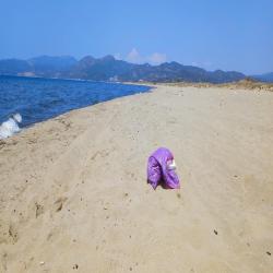 Pamucak beach'in fotoğrafı - rahatlamayı sevenler arasında popüler bir yer