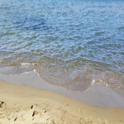 Pamucak beach'in fotoğrafı imkanlar alanı