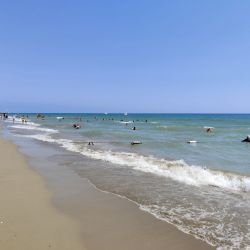 Belek Halk Plajı'in fotoğrafı kısmen temiz temizlik seviyesi ile