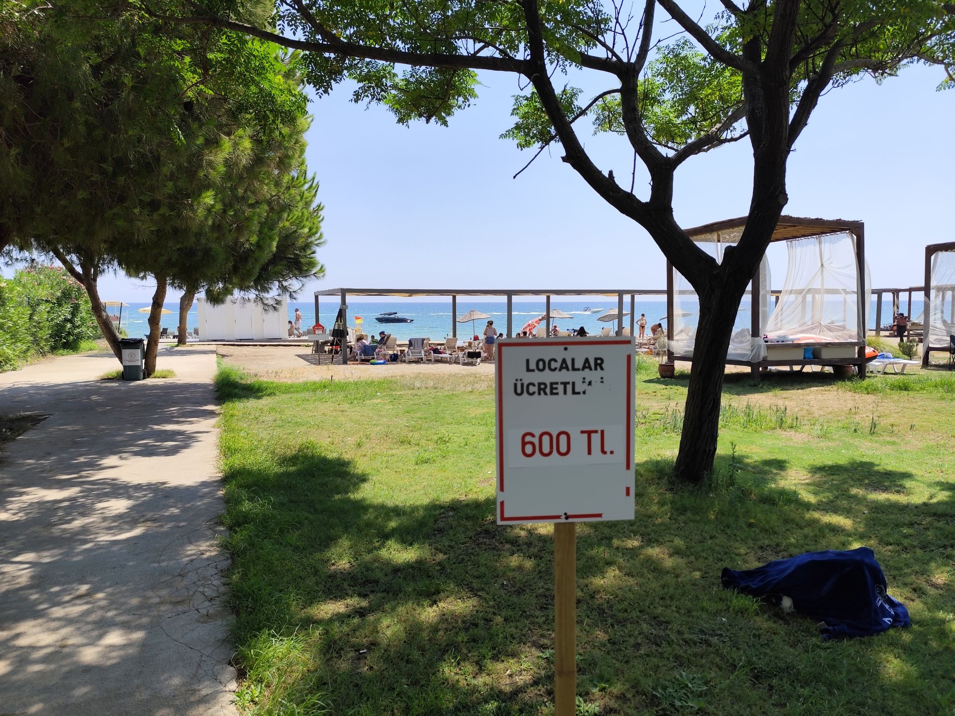 Belek Halk Plajı'in fotoğrafı ve yerleşim
