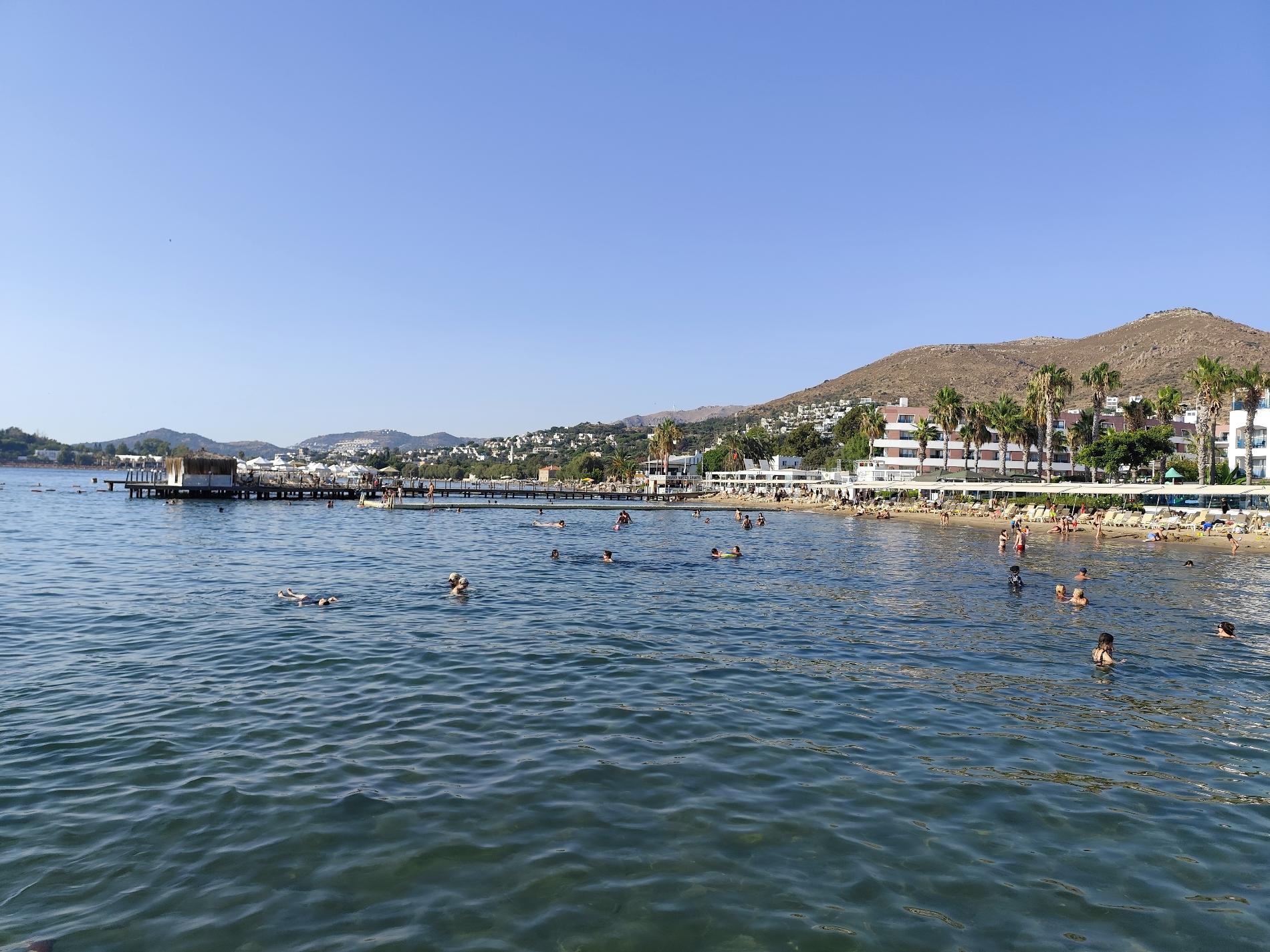 AVTA Tatil Köyü Iskelesi Plaji'in fotoğrafı geniş ile birlikte